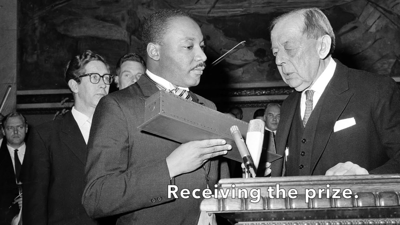 The Rev. Martin Luther King Jr. wins the Nobel Peace Prize, 1964 - YouTube